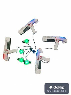 Laser X Tag Multi-Player Gaming Set 4 Blasters and 4 Arm Receivers